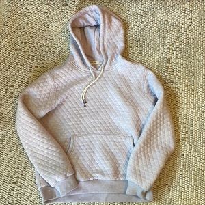Quilted Marine Layer Corbet Hoodie. Lavender. Size M.
